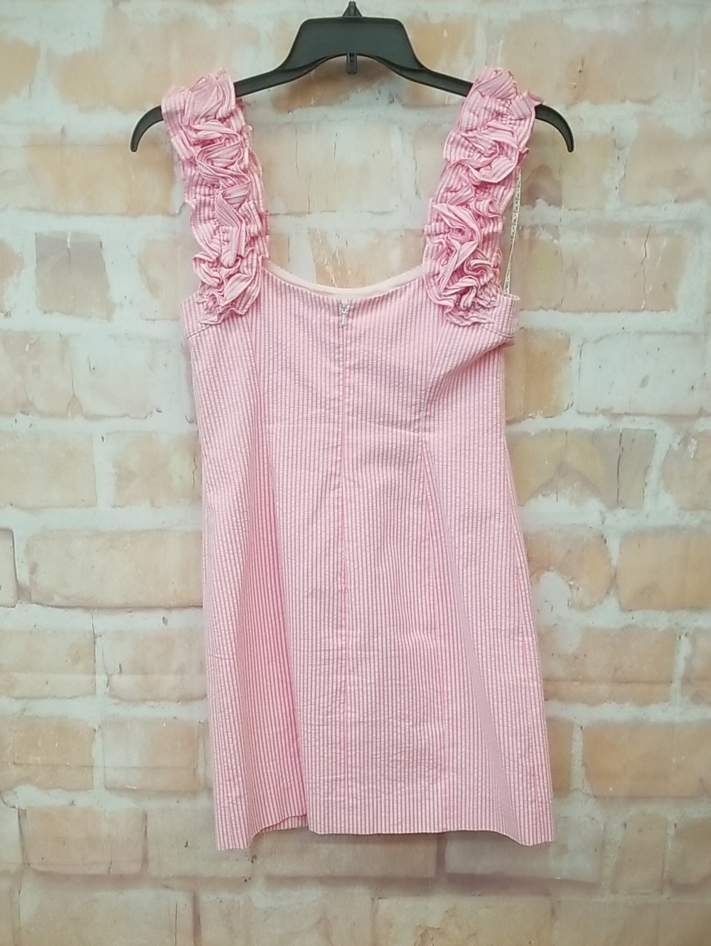 Lilly Pulitzer Pink Striped Seersucker Sundress - Picture 6 of 7